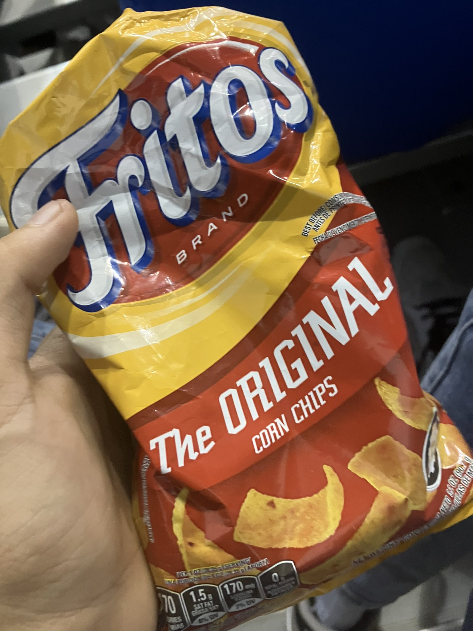 A bag of Fritos.