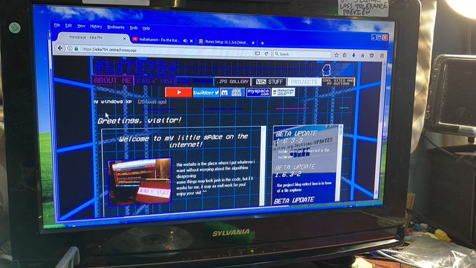 Windows XP on Firefox. Firefox displays my site on version 1.6.3-3